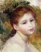 Pierre Renoir Head of a Woman Spain oil painting artist